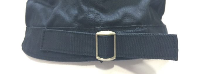 metal sliding buckle with self fabric closure
